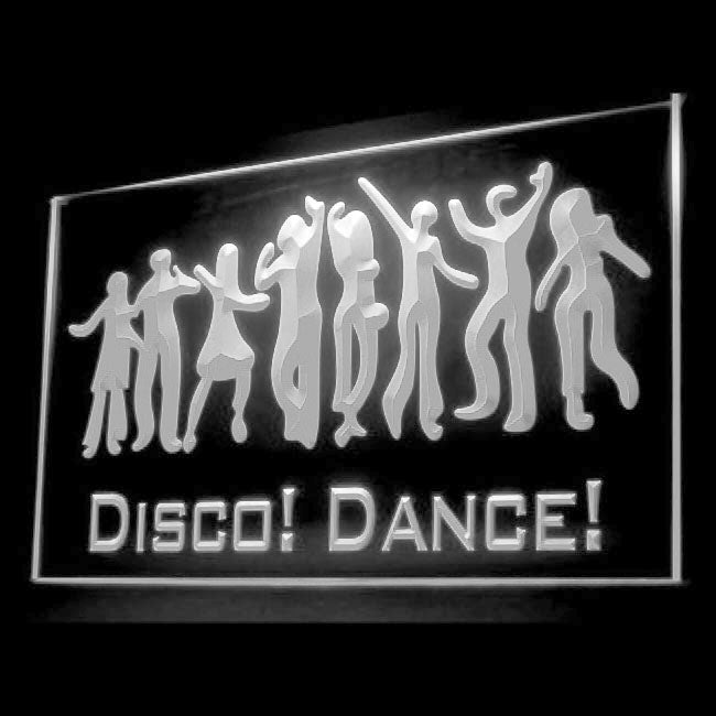 140052 Disco Dance DJ Club Home Decor Open Display illuminated Night Light Neon Sign 16 Color By Remote
