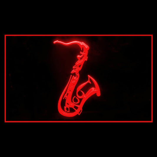 140058 Saxophones Lesson Music Shop Store Open Home Decor Open Display illuminated Night Light Neon Sign 16 Color By Remote