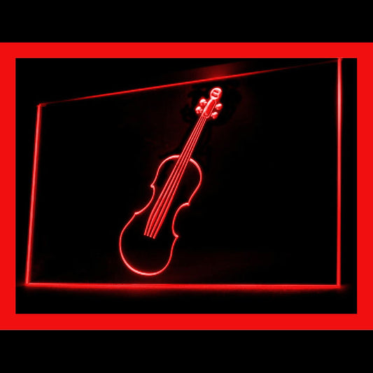 140062 Violins Lesson Music Shop Store Open Home Decor Open Display illuminated Night Light Neon Sign 16 Color By Remote
