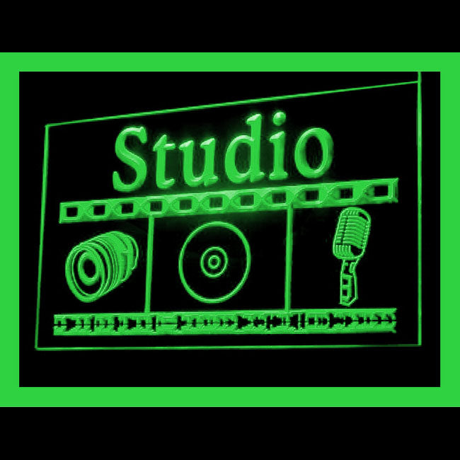 140074 Studio Video Recording Music Media On Air Home Decor Open Display illuminated Night Light Neon Sign 16 Color By Remote