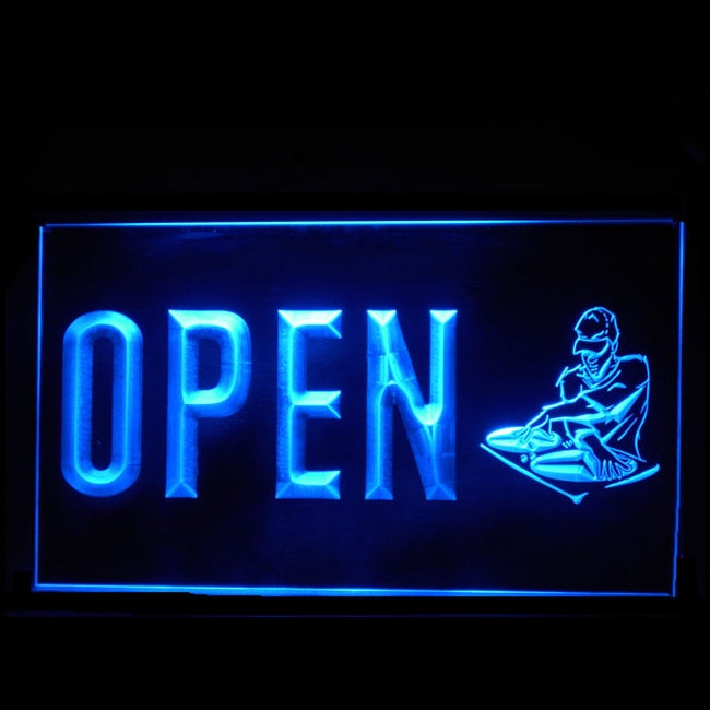 140084 DJ Tech Turntable Mixer Shop Store Open Home Decor Open Display illuminated Night Light Neon Sign 16 Color By Remote