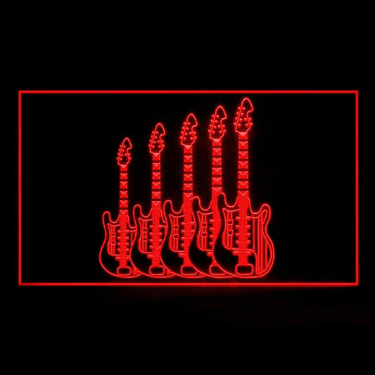 140091 Acoustic Guitar Weapon Shop Store Open Home Decor Open Display illuminated Night Light Neon Sign 16 Color By Remote