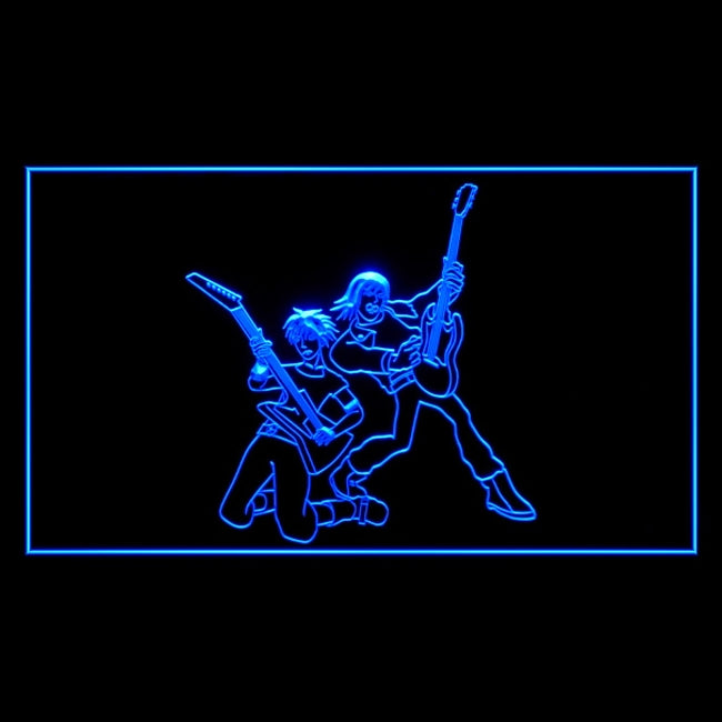 140093 Guitar Weapons Band Rock Hero Home Decor Open Display illuminated Night Light Neon Sign 16 Color By Remote
