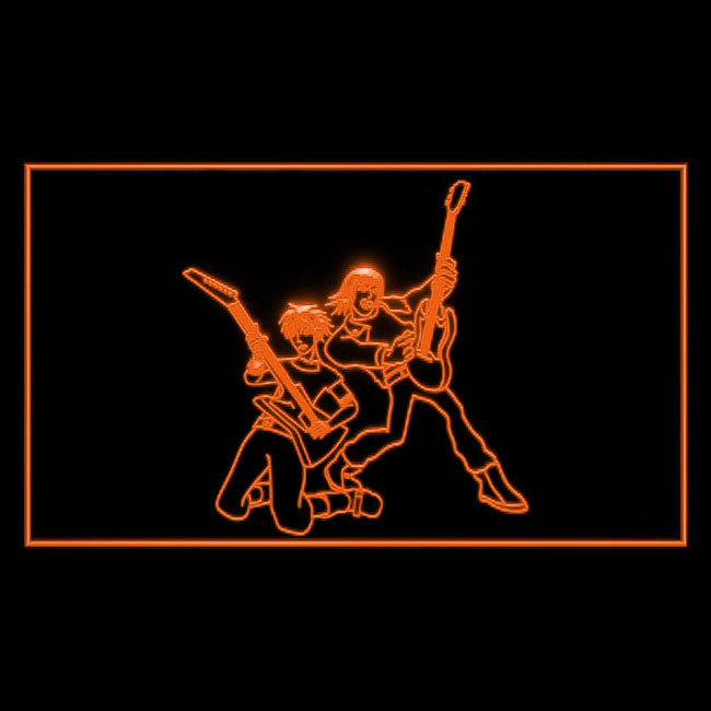 140093 Guitar Weapons Band Rock Hero Home Decor Open Display illuminated Night Light Neon Sign 16 Color By Remote
