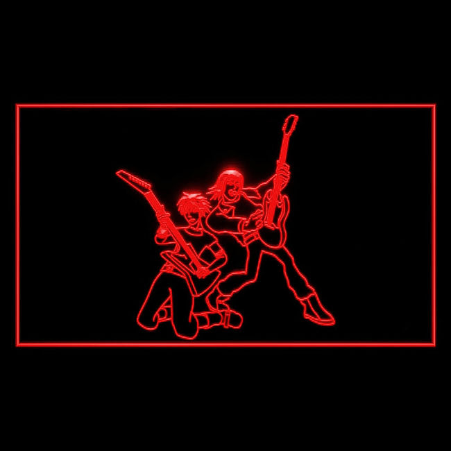 140093 Guitar Weapons Band Rock Hero Home Decor Open Display illuminated Night Light Neon Sign 16 Color By Remote