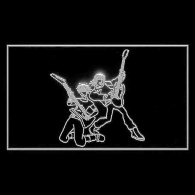 140093 Guitar Weapons Band Rock Hero Home Decor Open Display illuminated Night Light Neon Sign 16 Color By Remote