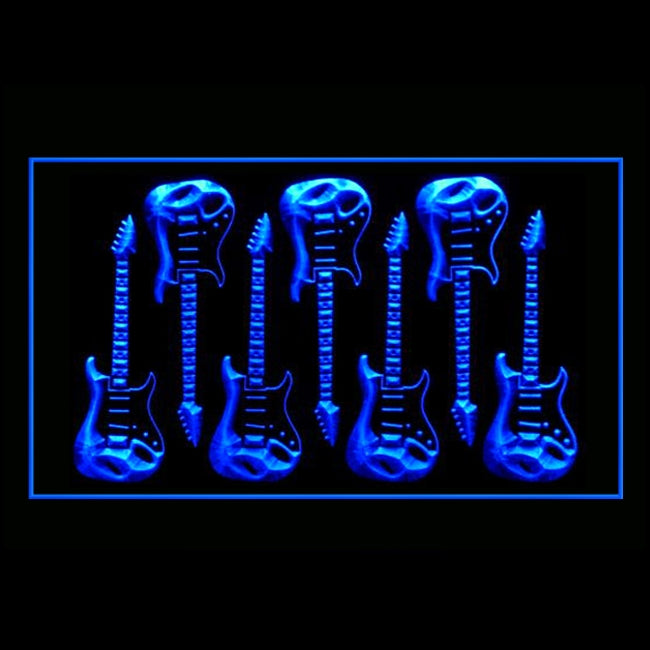 140134 Acoustic Guitar Weapon Shop Store Open Home Decor Open Display illuminated Night Light Neon Sign 16 Color By Remote