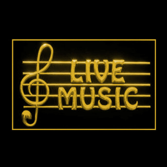 140143 Live Music Studio Room Home Decor Open Display illuminated Night Light Neon Sign 16 Color By Remote