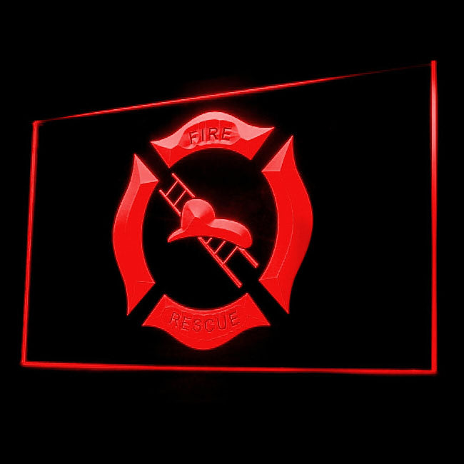 150021 Firefighter Helmet Ladder Club Home Decor Open Display illuminated Night Light Neon Sign 16 Color By Remote