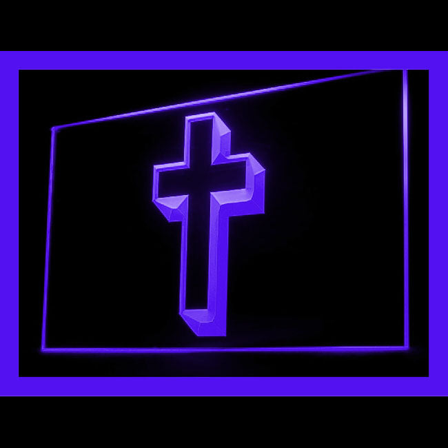 150023 Jesus Saves Religion Crosses Shop Store Home Decor Open Display illuminated Night Light Neon Sign 16 Color By Remote