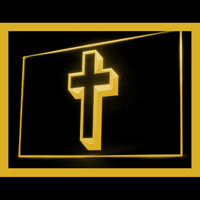 150023 Jesus Saves Religion Crosses Shop Store Home Decor Open Display illuminated Night Light Neon Sign 16 Color By Remote