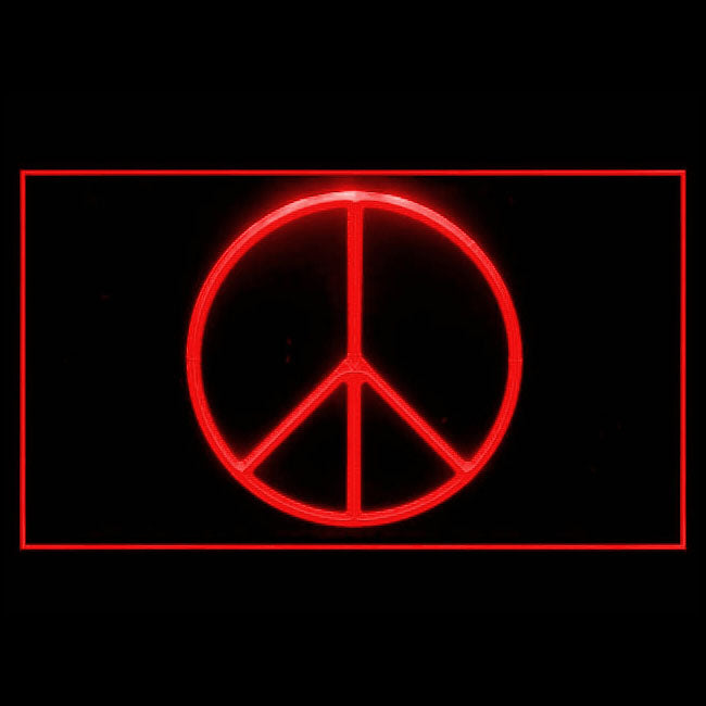 150028 Peace Peaceful Anti War Non Violence Home Decor Open Display illuminated Night Light Neon Sign 16 Color By Remote