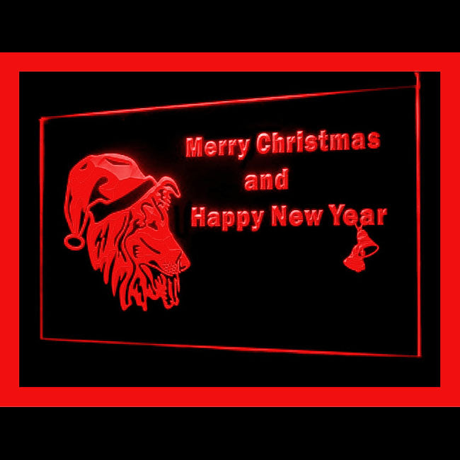 150050 Sheltie Dog Christmas Pets Shop Home Decor Open Display illuminated Night Light Neon Sign 16 Color By Remote