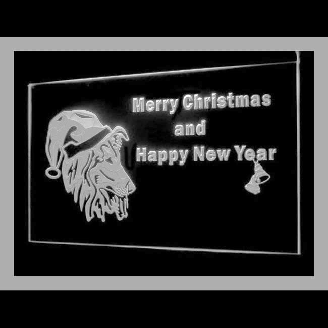 150050 Sheltie Dog Christmas Pets Shop Home Decor Open Display illuminated Night Light Neon Sign 16 Color By Remote