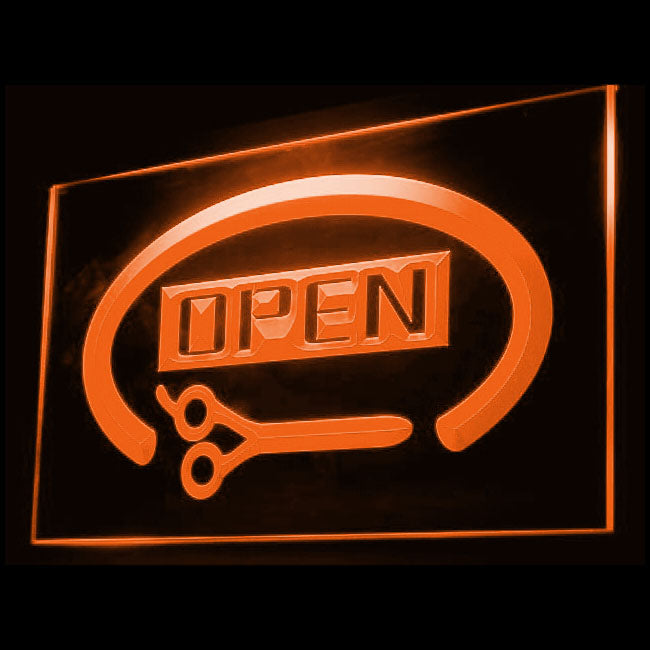 160018 Barber Shop Haircut Beauty Salon Home Decor Open Display illuminated Night Light Neon Sign 16 Color By Remote
