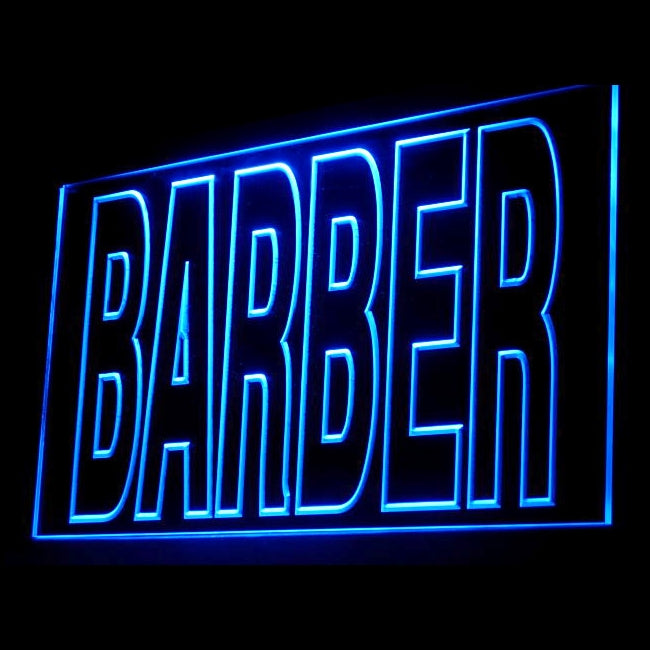 160023 Barber Shop Haircut Beauty Salon Home Decor Open Display illuminated Night Light Neon Sign 16 Color By Remote
