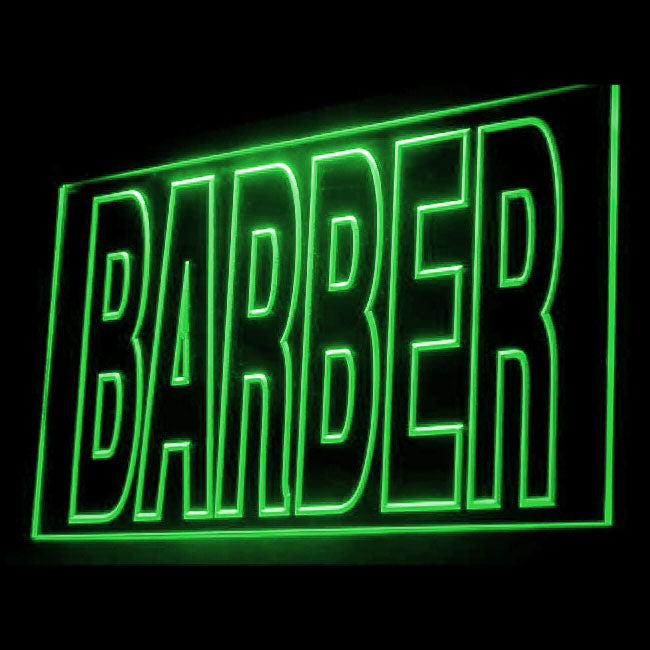 160023 Barber Shop Haircut Beauty Salon Home Decor Open Display illuminated Night Light Neon Sign 16 Color By Remote