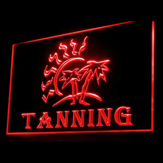 160027 Tanning Beauty Salon Shop Home Decor Open Display illuminated Night Light Neon Sign 16 Color By Remote