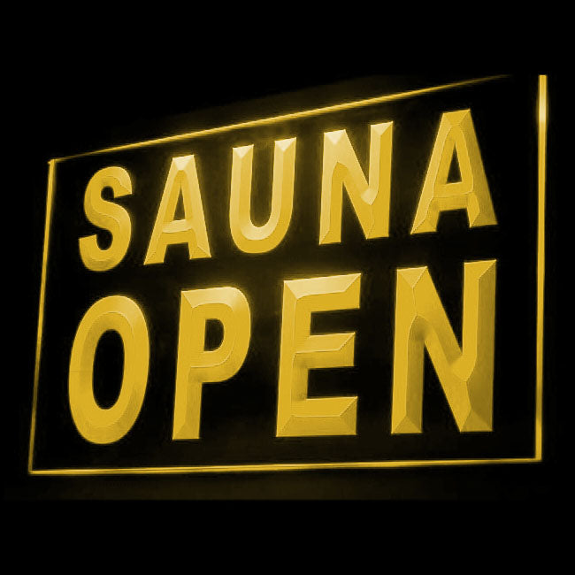 160029 Sauna Massage Beauty Shop Home Decor Open Display illuminated Night Light Neon Sign 16 Color By Remote