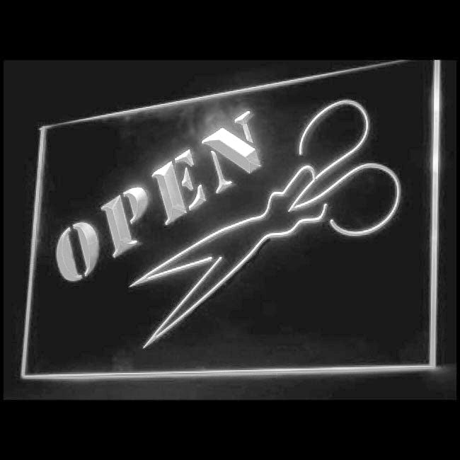 160032 Barber Shop Haircut Beauty Salon Home Decor Open Display illuminated Night Light Neon Sign 16 Color By Remote