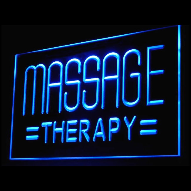 160043 Massage Therapy Beauty Salon Home Decor Open Display illuminated Night Light Neon Sign 16 Color By Remote