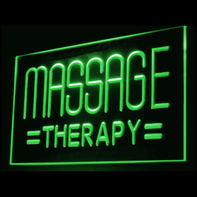 160043 Massage Therapy Beauty Salon Home Decor Open Display illuminated Night Light Neon Sign 16 Color By Remote