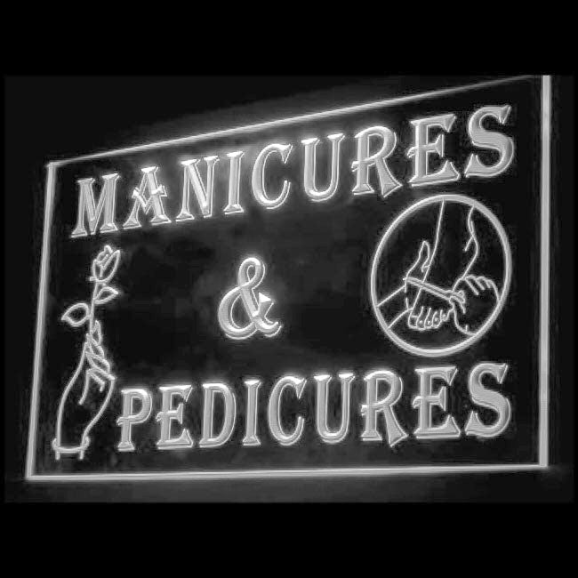 160055 Manicures Pedicures Beauty Salon Home Decor Open Display illuminated Night Light Neon Sign 16 Color By Remote
