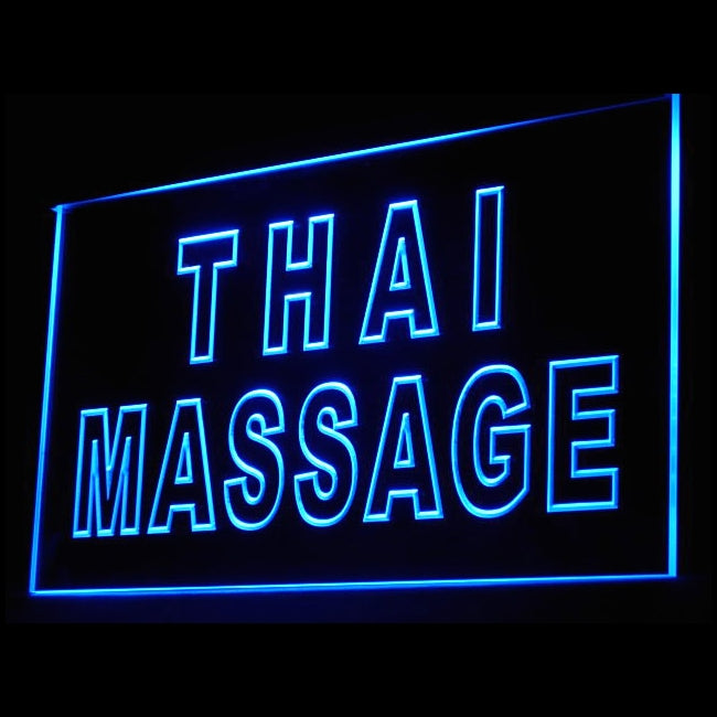 160062 Thai Massage Beauty Salon Home Decor Open Display illuminated Night Light Neon Sign 16 Color By Remote