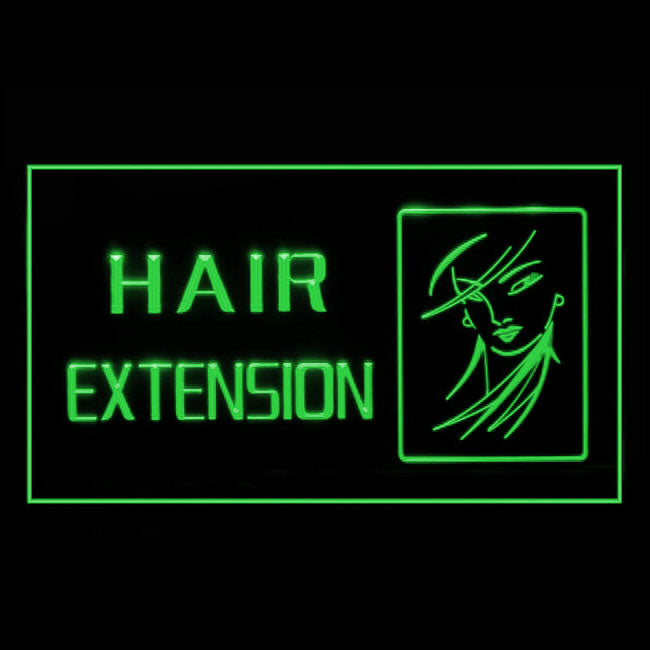 160063 Hair Extension Beauty Salon Home Decor Open Display illuminated Night Light Neon Sign 16 Color By Remote