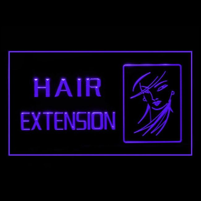 160063 Hair Extension Beauty Salon Home Decor Open Display illuminated Night Light Neon Sign 16 Color By Remote