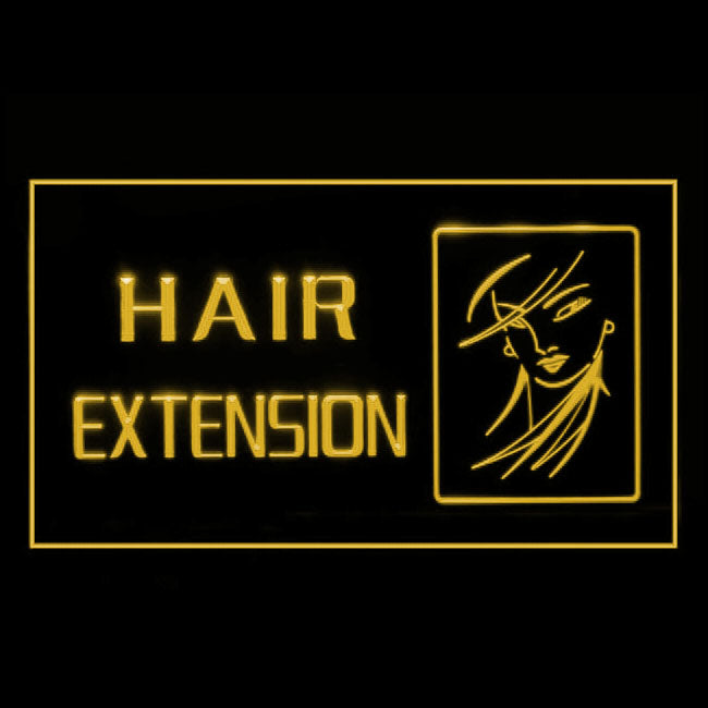 160063 Hair Extension Beauty Salon Home Decor Open Display illuminated Night Light Neon Sign 16 Color By Remote