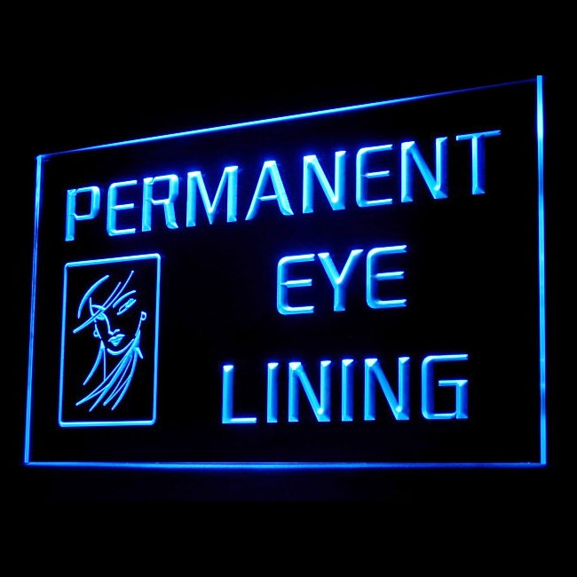 160064 Permanent Eye Lining Beauty Salon Home Decor Open Display illuminated Night Light Neon Sign 16 Color By Remote