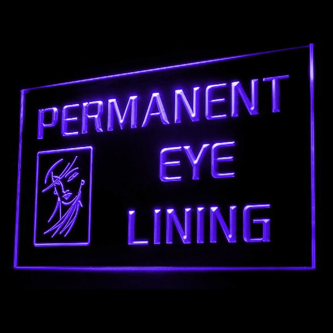 160064 Permanent Eye Lining Beauty Salon Home Decor Open Display illuminated Night Light Neon Sign 16 Color By Remote