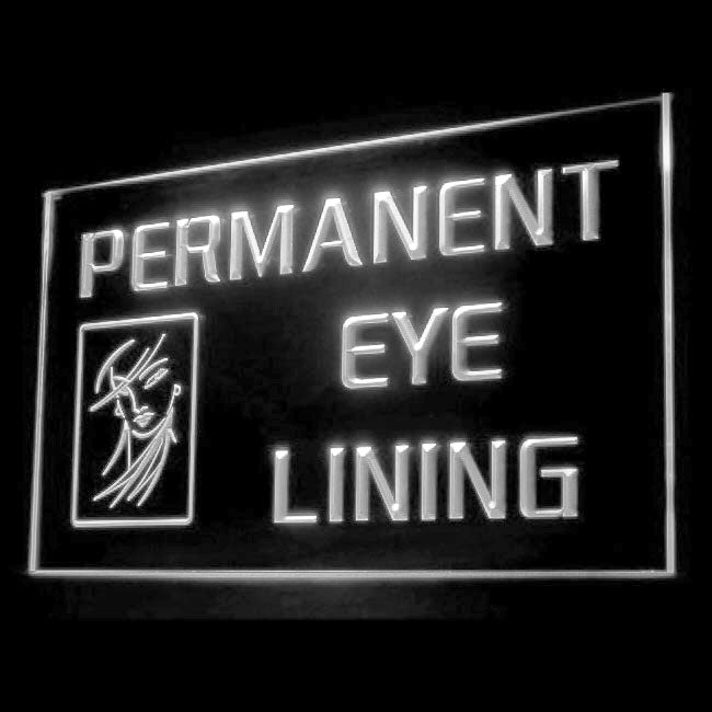 160064 Permanent Eye Lining Beauty Salon Home Decor Open Display illuminated Night Light Neon Sign 16 Color By Remote