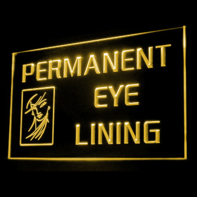 160064 Permanent Eye Lining Beauty Salon Home Decor Open Display illuminated Night Light Neon Sign 16 Color By Remote