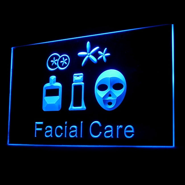160070 Facial Care Beauty Salon Shop Home Decor Open Display illuminated Night Light Neon Sign 16 Color By Remote