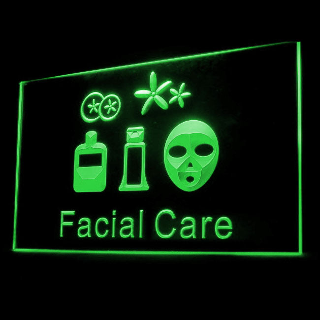 160070 Facial Care Beauty Salon Shop Home Decor Open Display illuminated Night Light Neon Sign 16 Color By Remote