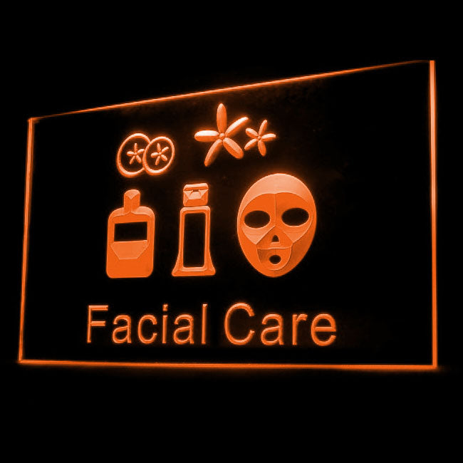 160070 Facial Care Beauty Salon Shop Home Decor Open Display illuminated Night Light Neon Sign 16 Color By Remote
