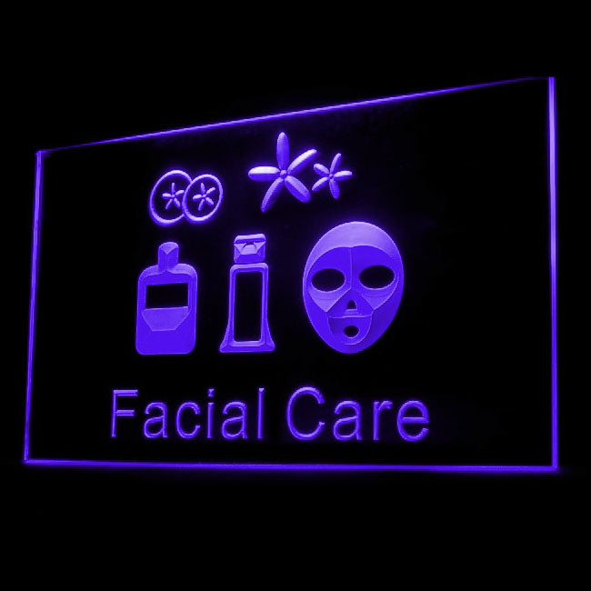 160070 Facial Care Beauty Salon Shop Home Decor Open Display illuminated Night Light Neon Sign 16 Color By Remote