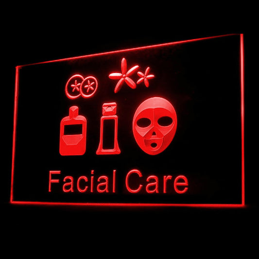 160070 Facial Care Beauty Salon Shop Home Decor Open Display illuminated Night Light Neon Sign 16 Color By Remote
