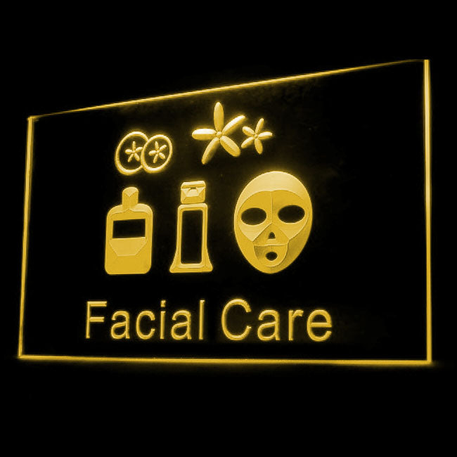160070 Facial Care Beauty Salon Shop Home Decor Open Display illuminated Night Light Neon Sign 16 Color By Remote