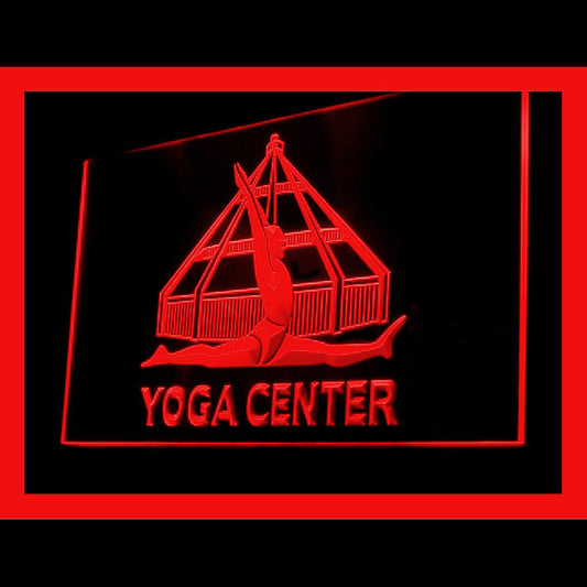160076 Yoga Center Fitness Gym Room Home Decor Open Display illuminated Night Light Neon Sign 16 Color By Remote