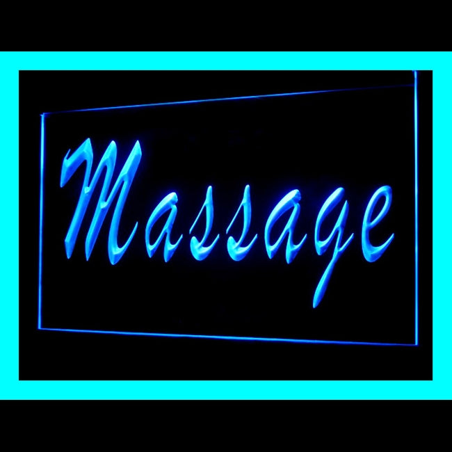 160095 Massage Beauty Salon Shop Home Decor Open Display illuminated Night Light Neon Sign 16 Color By Remote