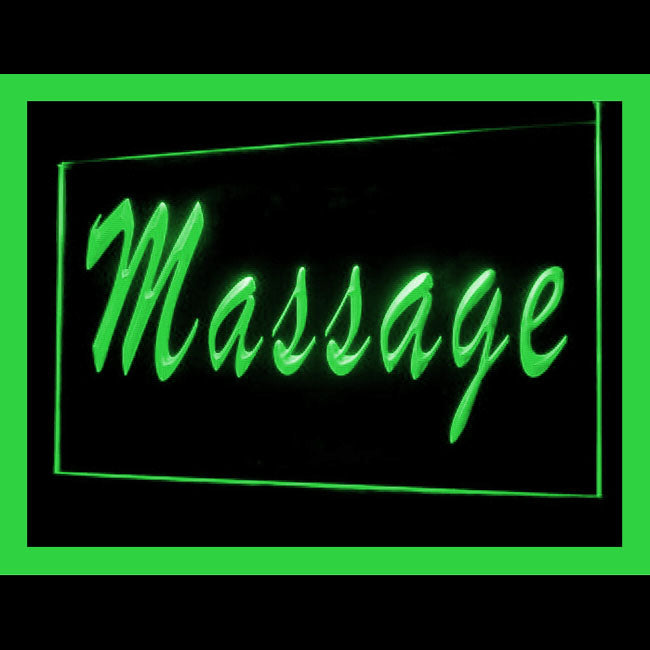 160095 Massage Beauty Salon Shop Home Decor Open Display illuminated Night Light Neon Sign 16 Color By Remote