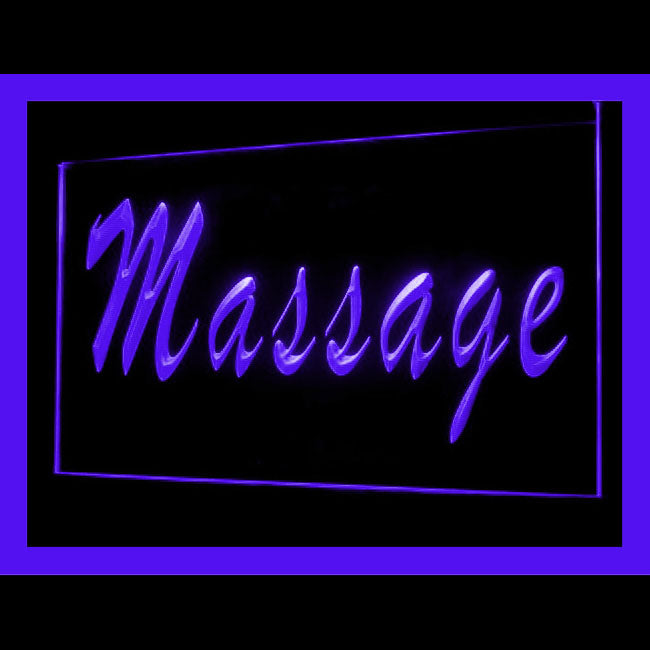 160095 Massage Beauty Salon Shop Home Decor Open Display illuminated Night Light Neon Sign 16 Color By Remote