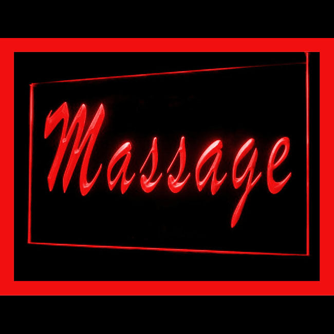 160095 Massage Beauty Salon Shop Home Decor Open Display illuminated Night Light Neon Sign 16 Color By Remote