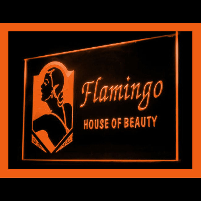 160108 Flamigo House of Beauty Shop Home Decor Open Display illuminated Night Light Neon Sign 16 Color By Remote
