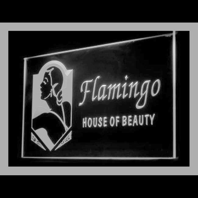 160108 Flamigo House of Beauty Shop Home Decor Open Display illuminated Night Light Neon Sign 16 Color By Remote