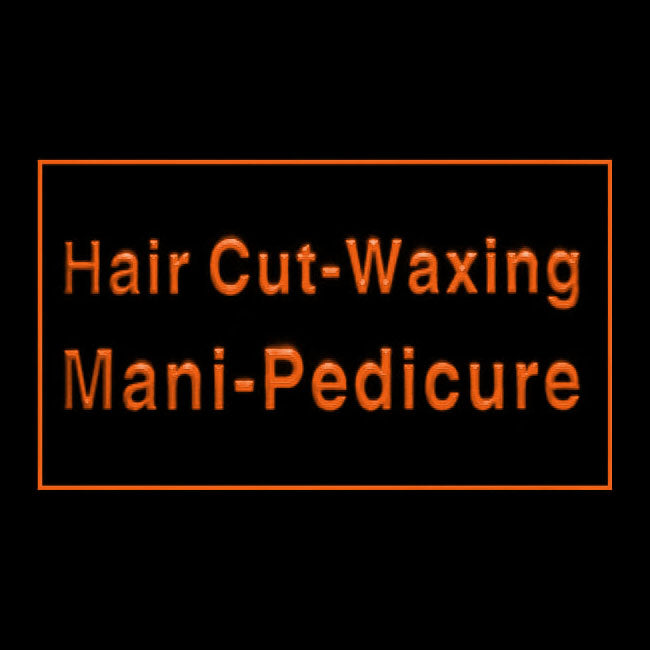 160112 Hair Cut Waxing Mani Pedicure Shop Home Decor Open Display illuminated Night Light Neon Sign 16 Color By Remote