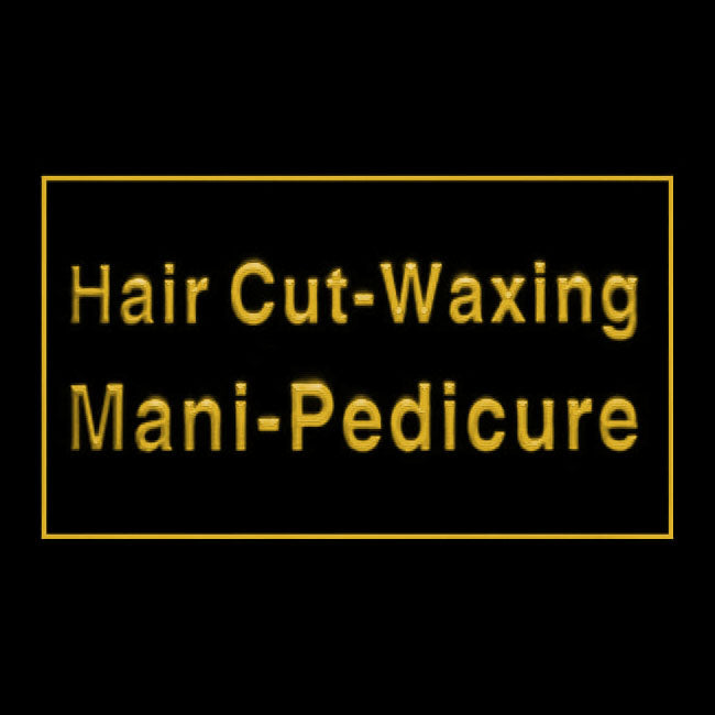 160112 Hair Cut Waxing Mani Pedicure Shop Home Decor Open Display illuminated Night Light Neon Sign 16 Color By Remote